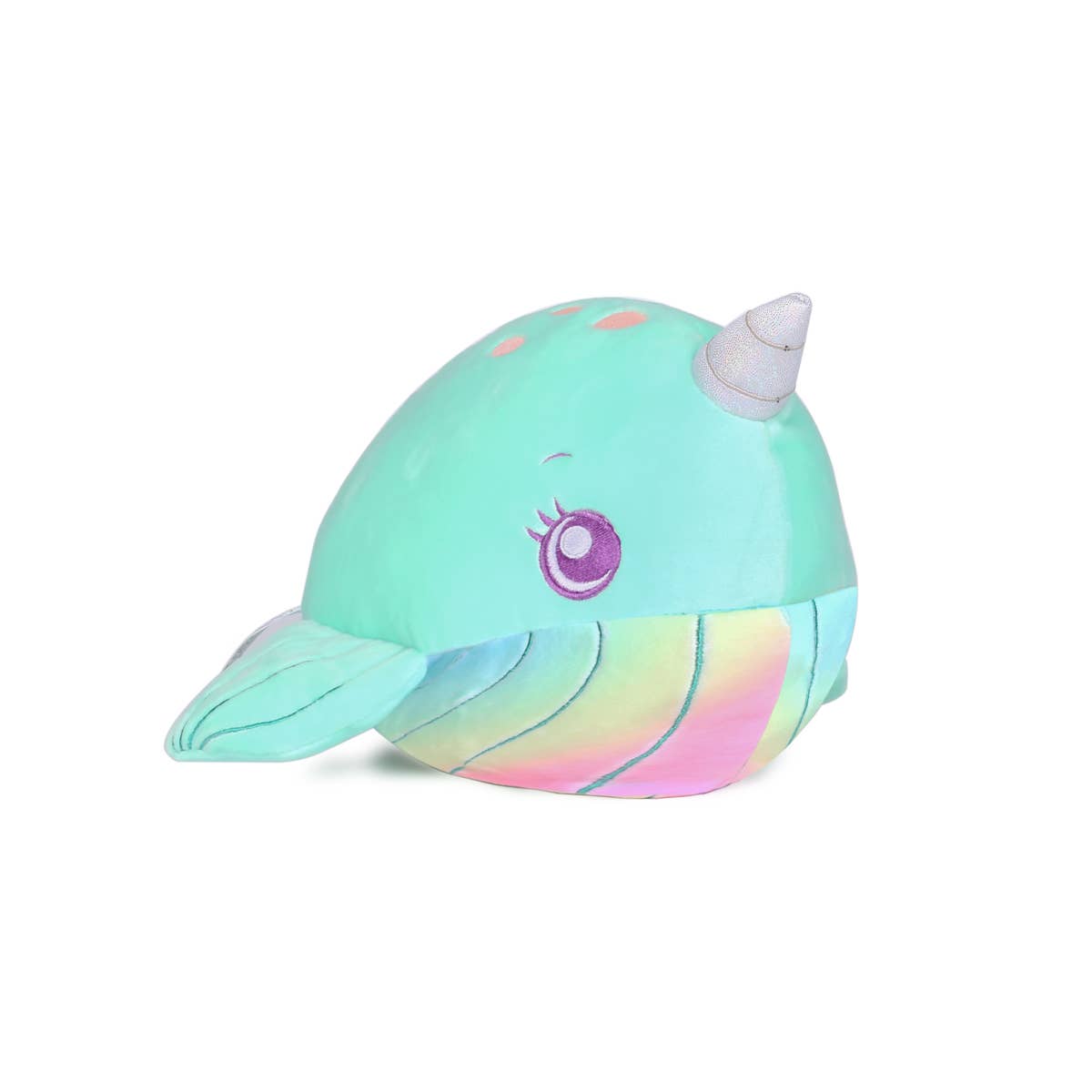 Nickie the Narwhal Glow in the Dark 7.5" Soft Plush Toy - OVERRATED