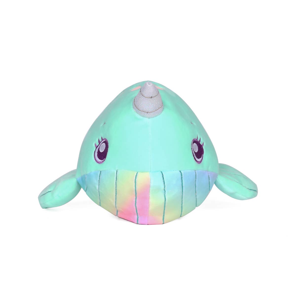 Nickie the Narwhal Glow in the Dark 7.5" Soft Plush Toy - OVERRATED