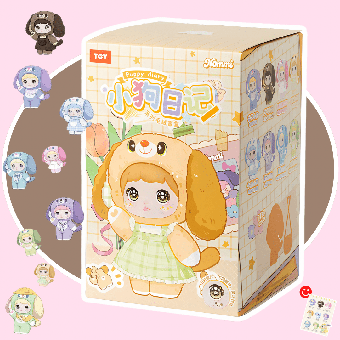 Nommi Puppy Diary Series Blind Box - OVERRATED