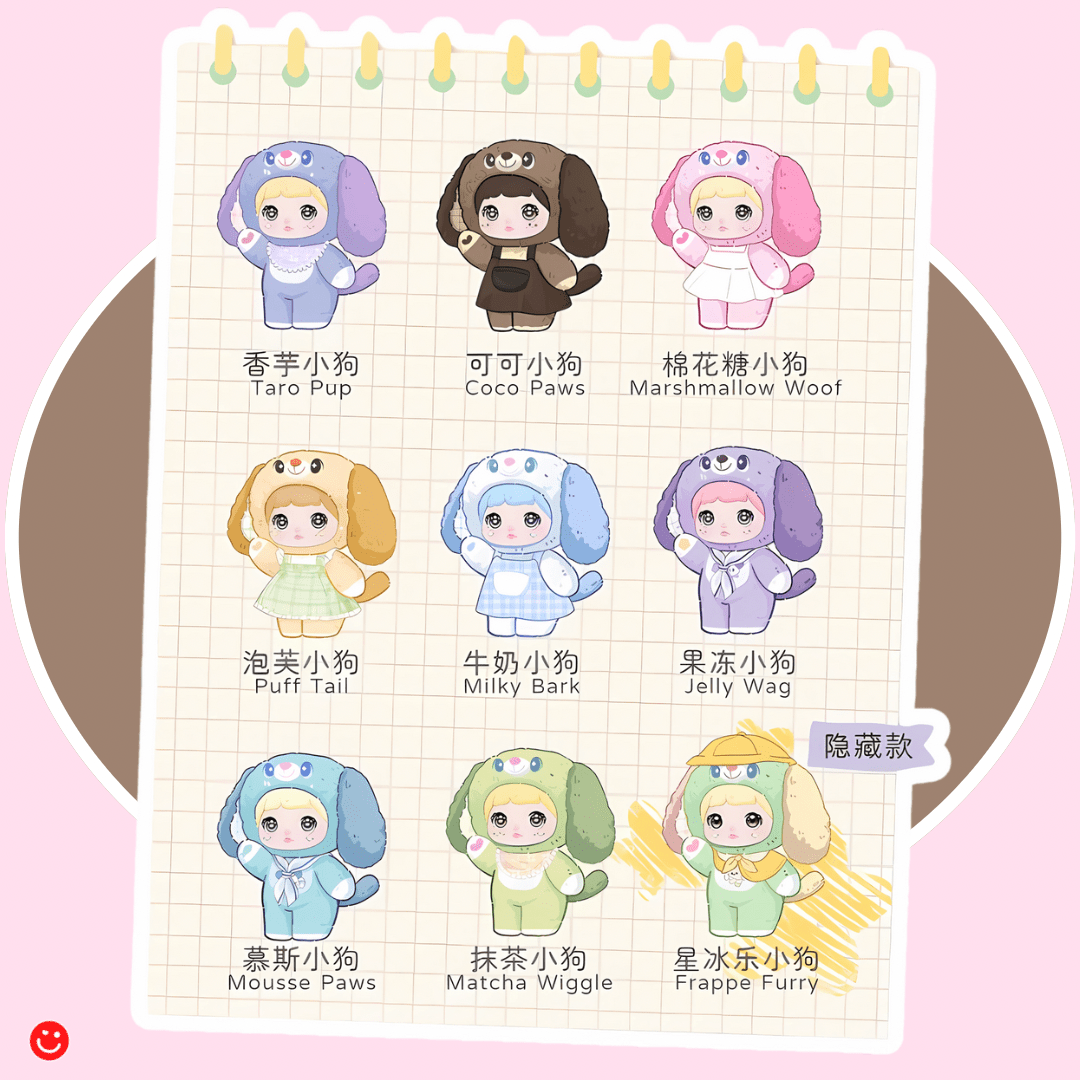 Nommi Puppy Diary Series Blind Box - OVERRATED