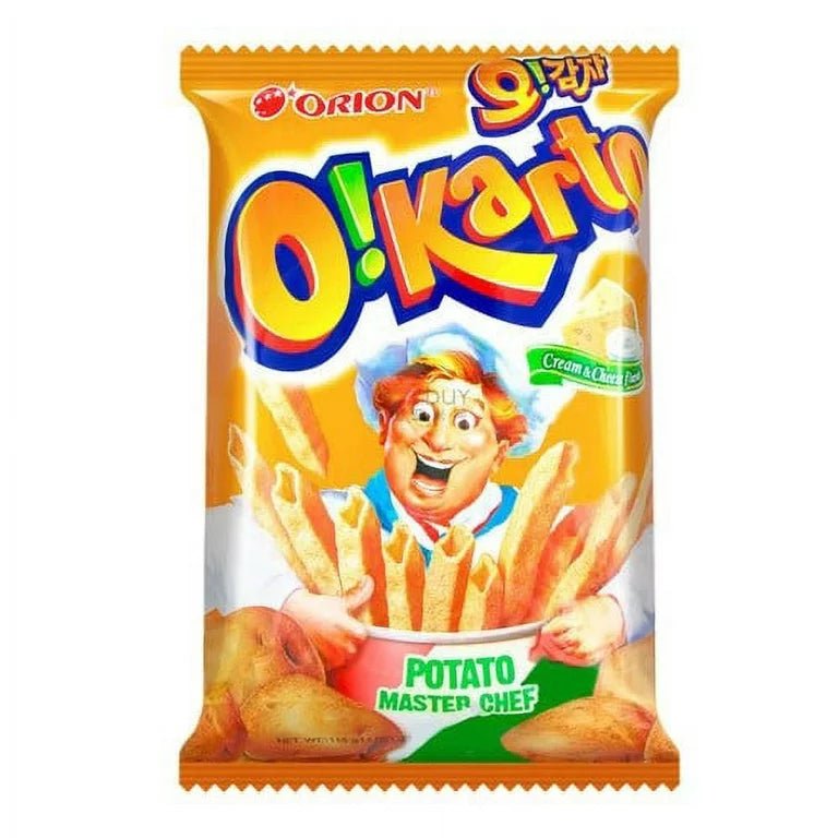Orion O!Karto Cream Cheese Flavor Potato Chips - OVERRATED