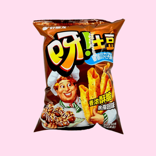 Orion Ya! Potato Sticks Takoyaki Octopus Balls Flavor Potato Sticks - OVERRATED