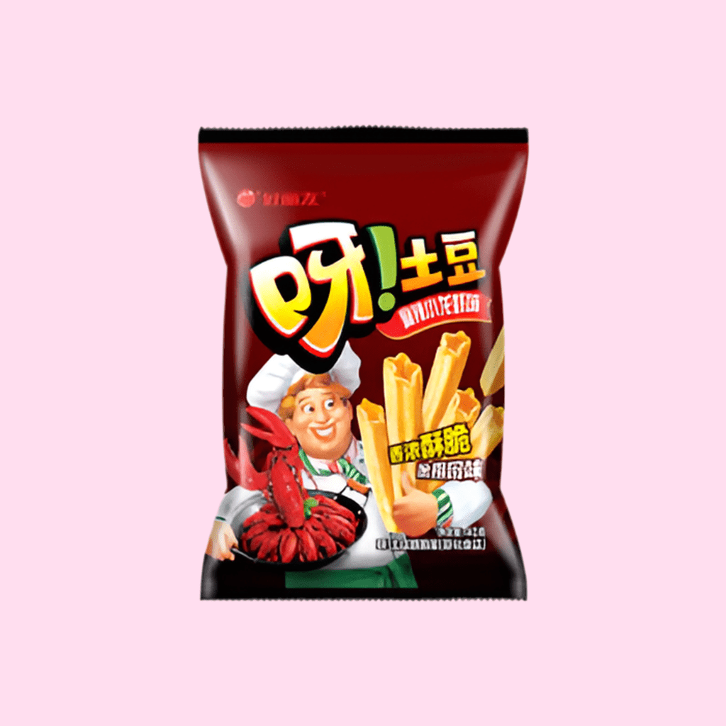 Orion Ya! Spicy Crayfish Flavor Potato Sticks - OVERRATED