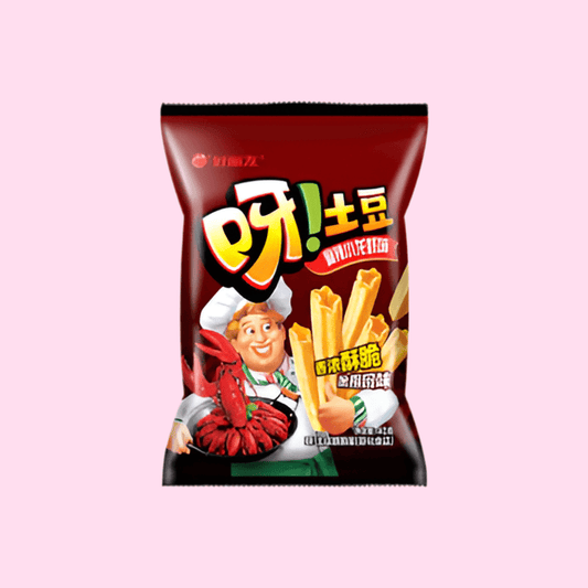 Orion Ya! Spicy Crayfish Flavor Potato Sticks - OVERRATED