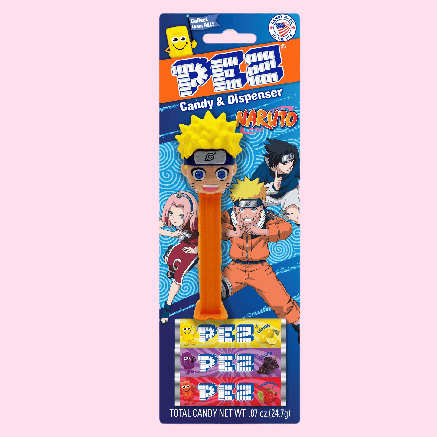 Pez X Naruto Blister Card - OVERRATED