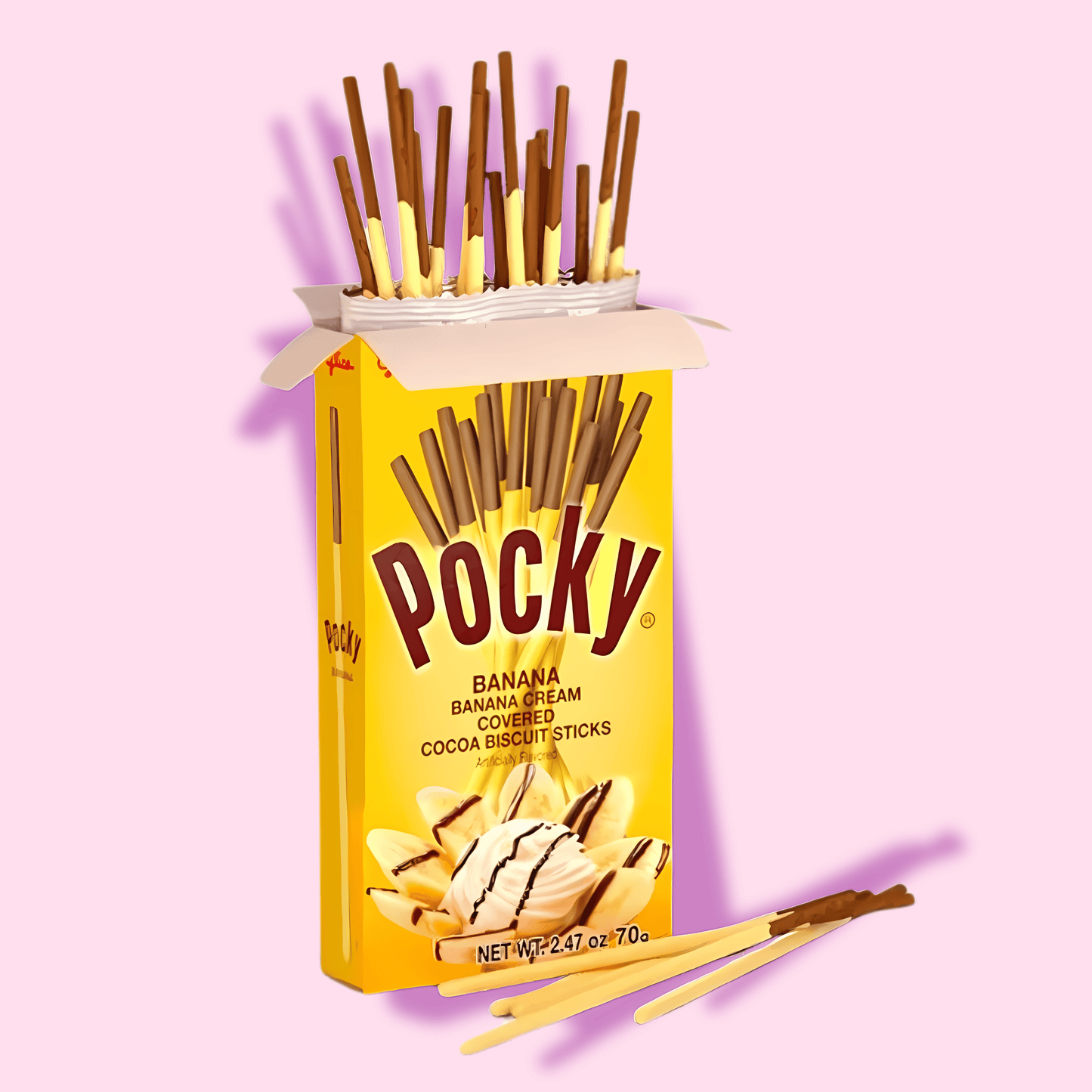 Pocky Banana Cream Covered - OVERRATED