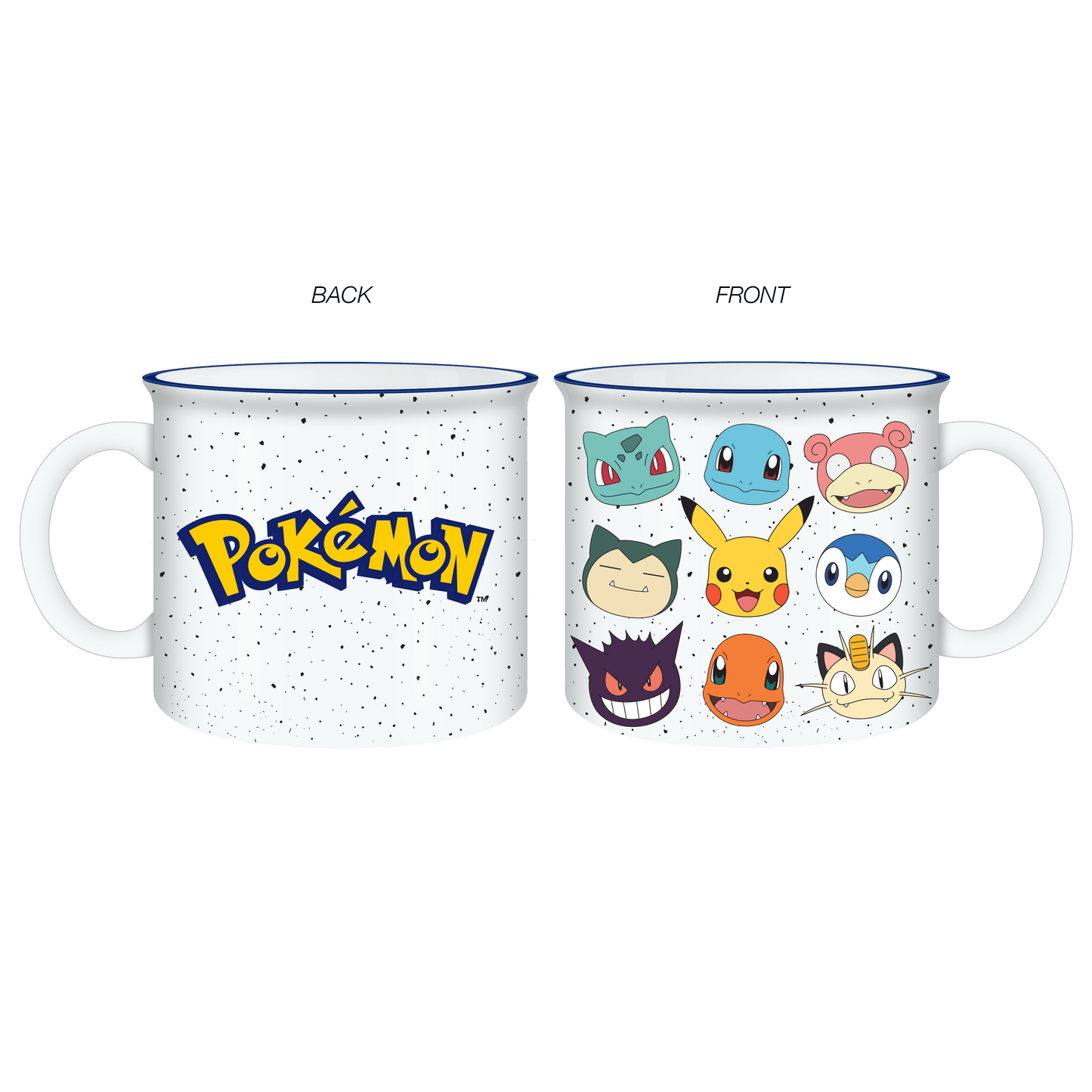 Pokemon 20oz Ceramic Camper Mug - OVERRATED