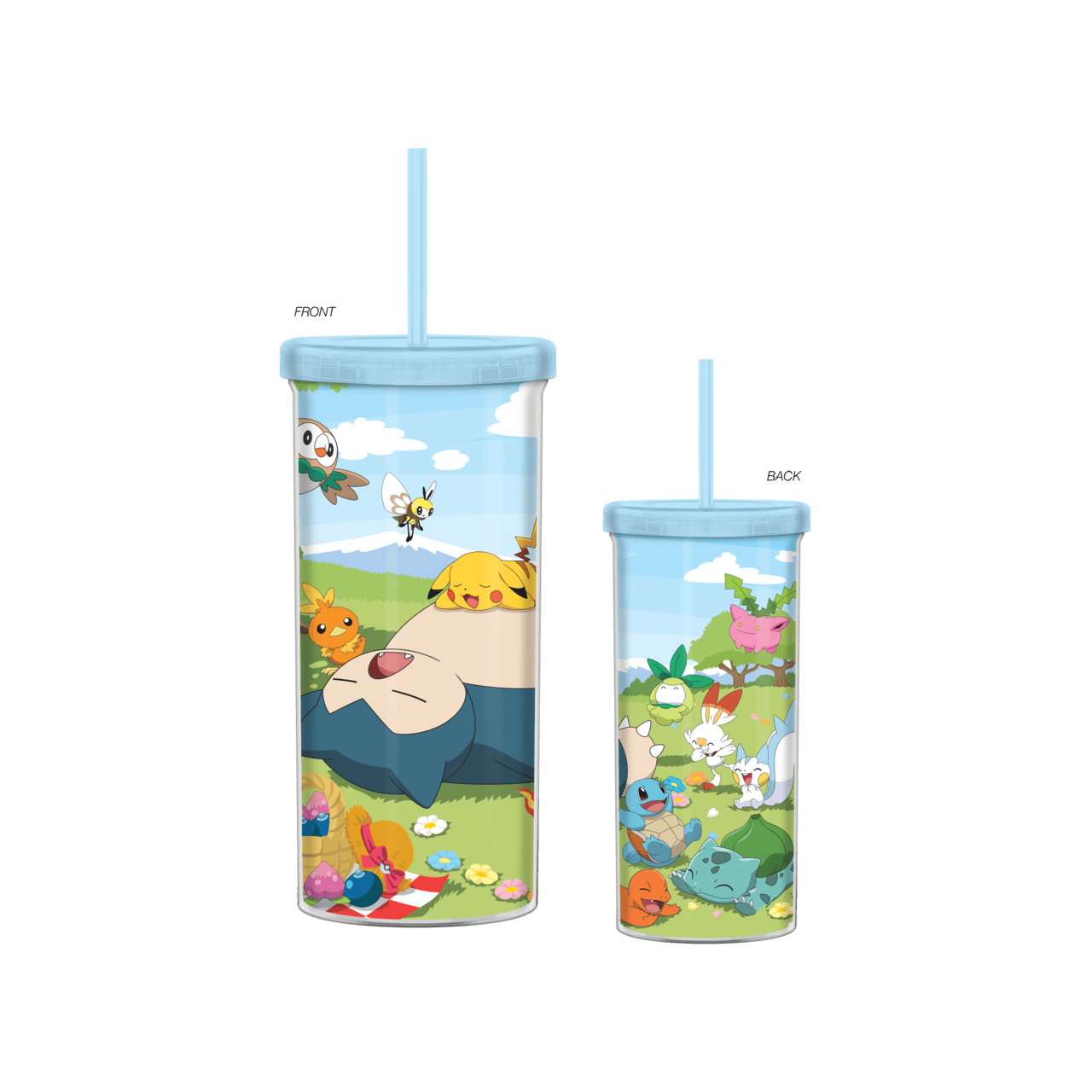 Pokemon Blossom Pokemon Picnic 20oz Plastic Tall Cold Cup - OVERRATED