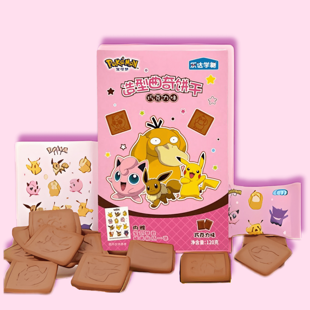 Pokémon Chocolate Sugar Cookie Pack with Stickers - OVERRATED