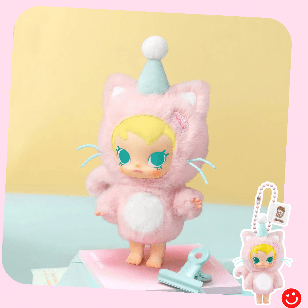 Pop Mart Baby Molly Pocket Friends Series Vinyl Plush Pendant Blind Box - OVERRATED