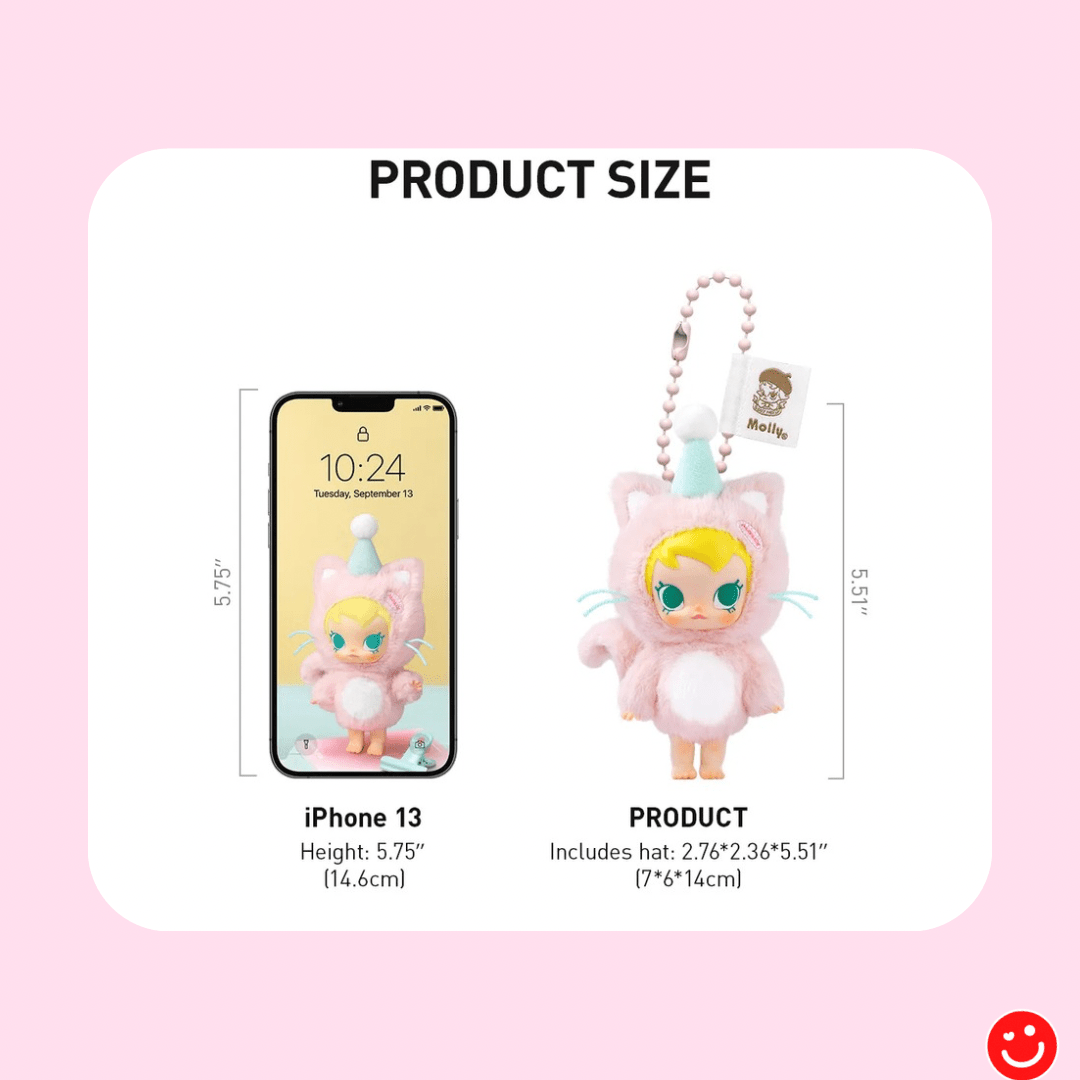 Pop Mart Baby Molly Pocket Friends Series Vinyl Plush Pendant Blind Box - OVERRATED