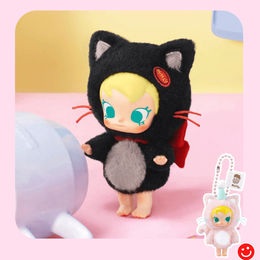 Pop Mart Baby Molly Pocket Friends Series Vinyl Plush Pendant Blind Box - OVERRATED