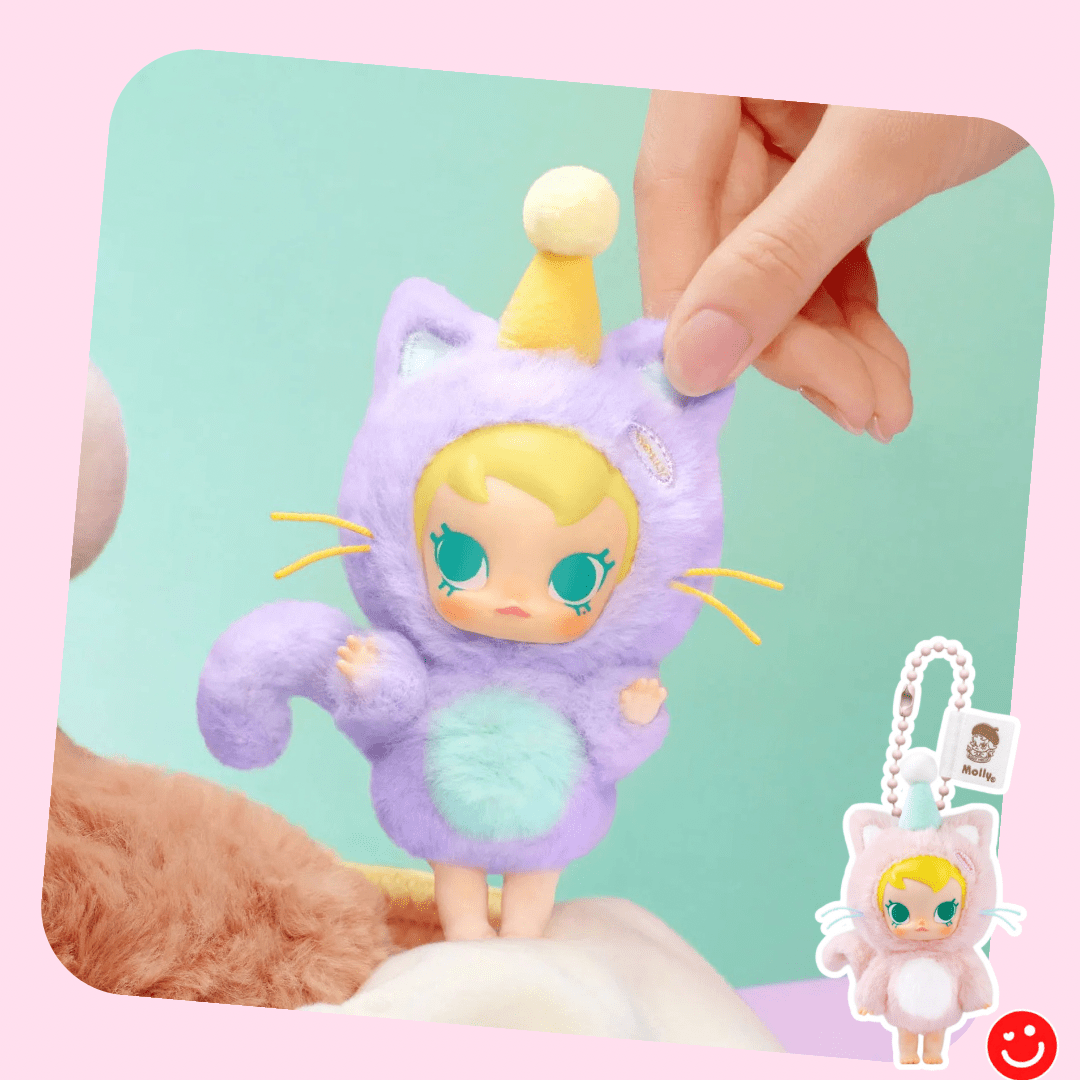 Pop Mart Baby Molly Pocket Friends Series Vinyl Plush Pendant Blind Box - OVERRATED