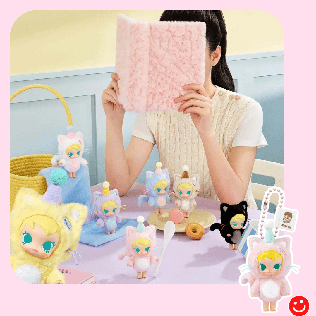 Pop Mart Baby Molly Pocket Friends Series Vinyl Plush Pendant Blind Box - OVERRATED