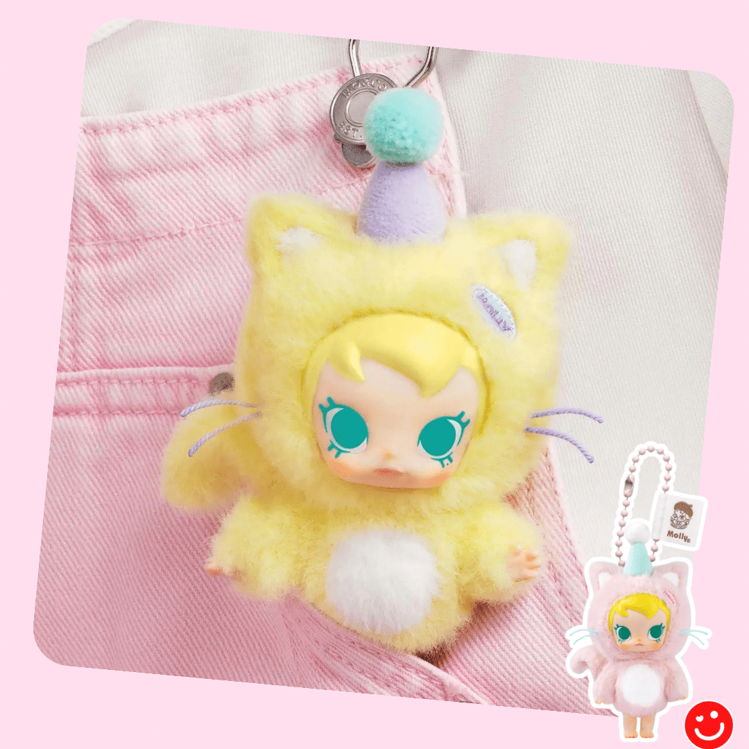 Pop Mart Baby Molly Pocket Friends Series Vinyl Plush Pendant Blind Box - OVERRATED