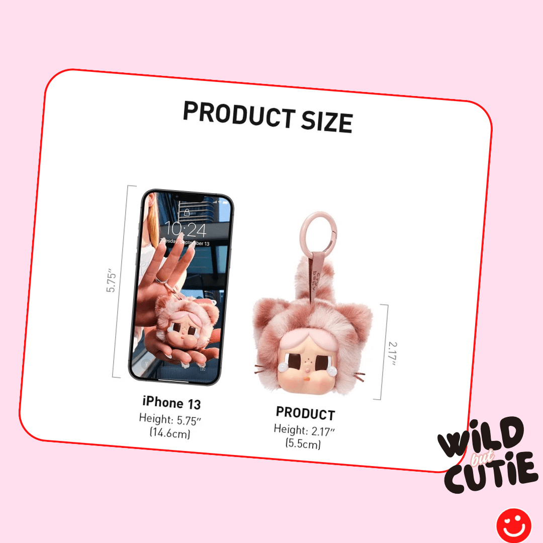 Pop Mart Crybaby Wild but Cutie Series Vinyl Plush Pendant Blind Box - OVERRATED