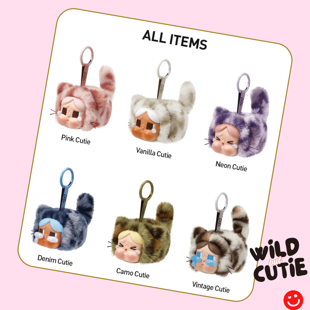 Pop Mart Crybaby Wild but Cutie Series Vinyl Plush Pendant Blind Box - OVERRATED