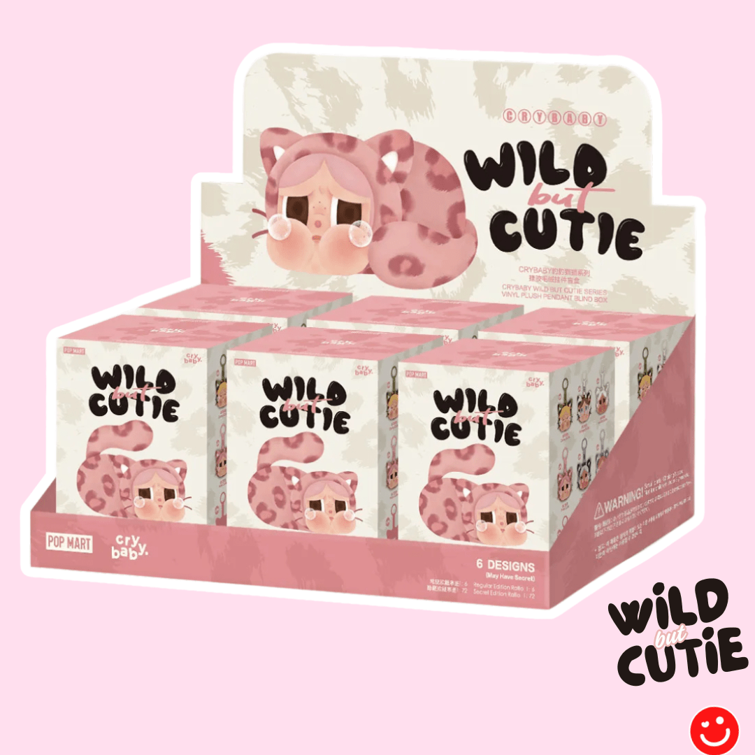 Pop Mart Crybaby Wild but Cutie Series Vinyl Plush Pendant Blind Box - OVERRATED