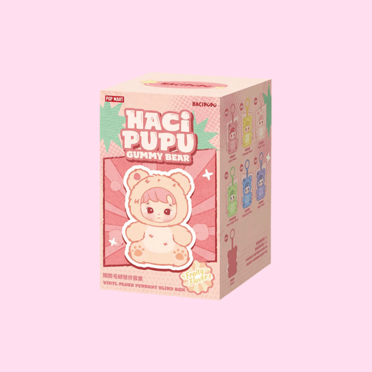 Pop Mart HACIPUPU Gummy Bear Series Vinyl Plush Pendant Blind Box - OVERRATED