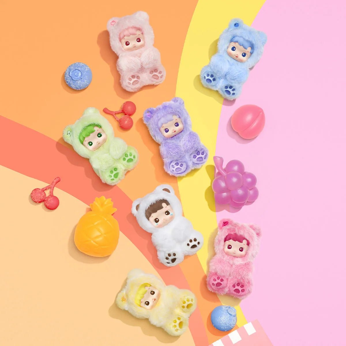 Pop Mart HACIPUPU Gummy Bear Series Vinyl Plush Pendant Blind Box - OVERRATED