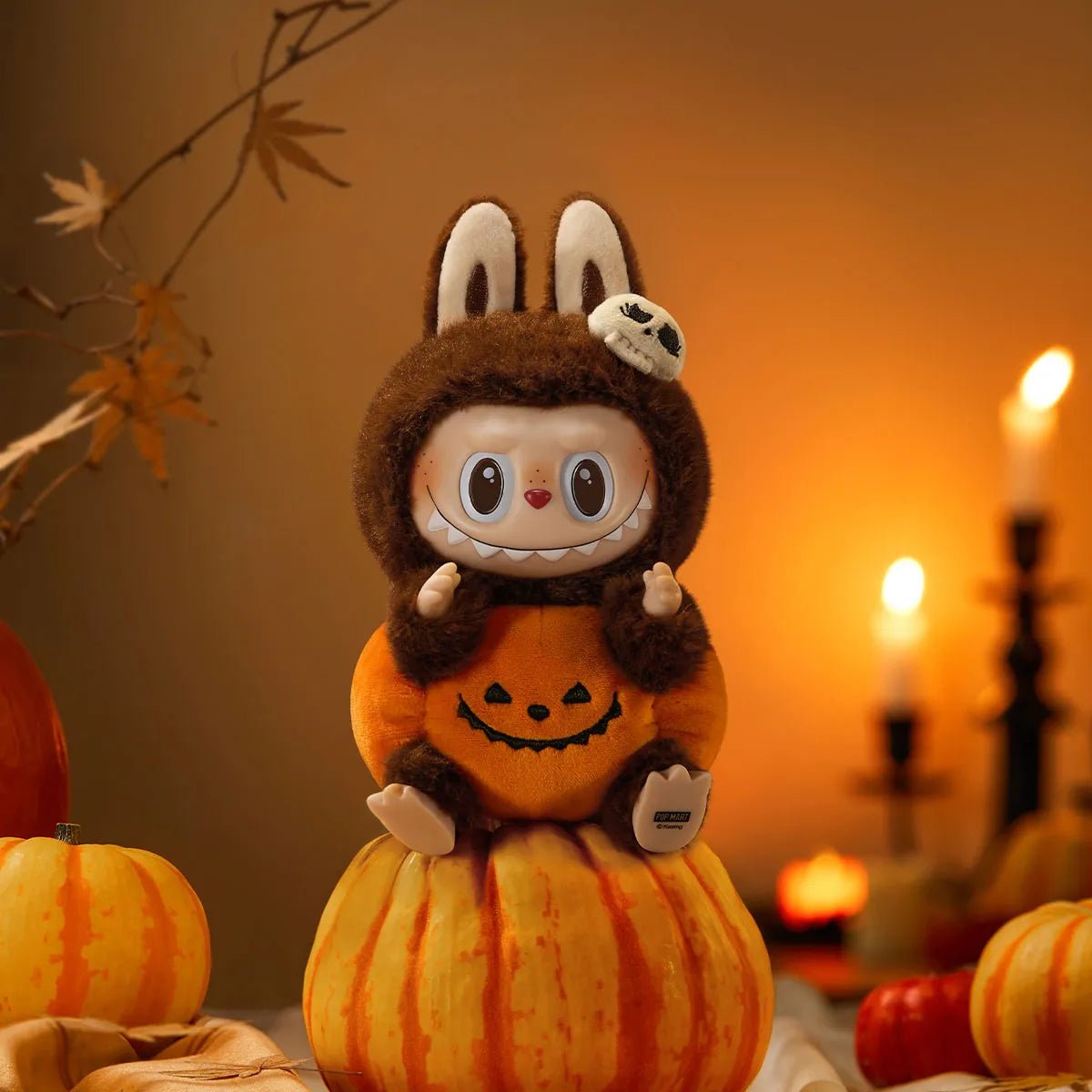 Pop Mart Happy Halloween Party Series - Sitting Pumpkin Vinyl Plush Pendant - OVERRATED