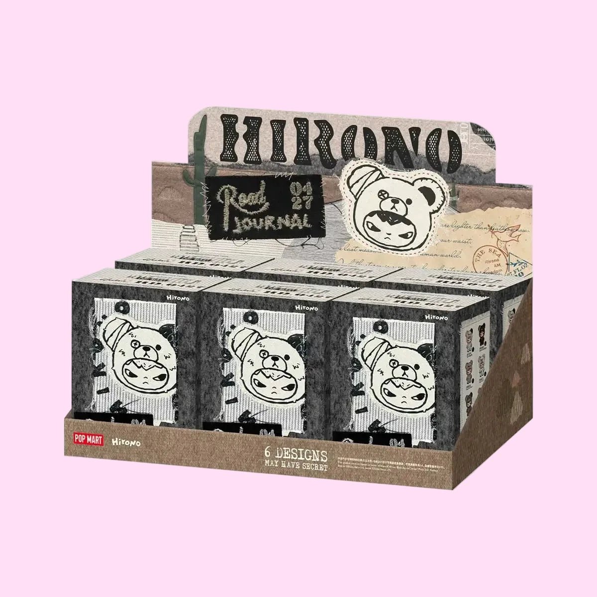 Pop Mart plush doll pendant blind box Hirono Road Journal series full set - Overrated Korean Beauty & More