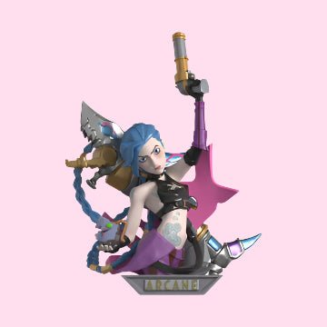 Pop Mart League of Legends Arcane Series Figures Blind Box - OVERRATED