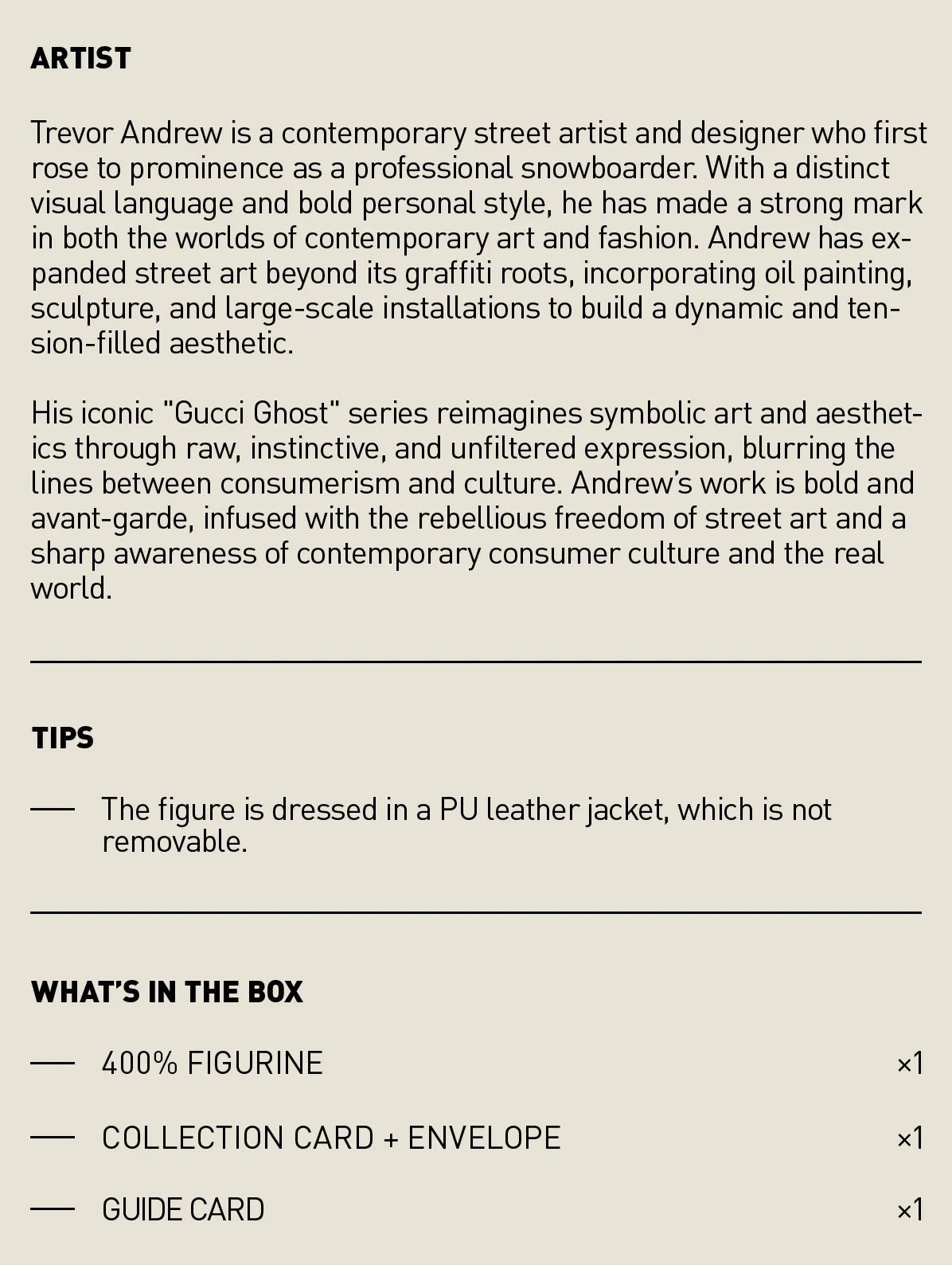 Pop Mart MEGA SPACE MOLLY 400% Limited Edition Trevor Andrew Figure - OVERRATED