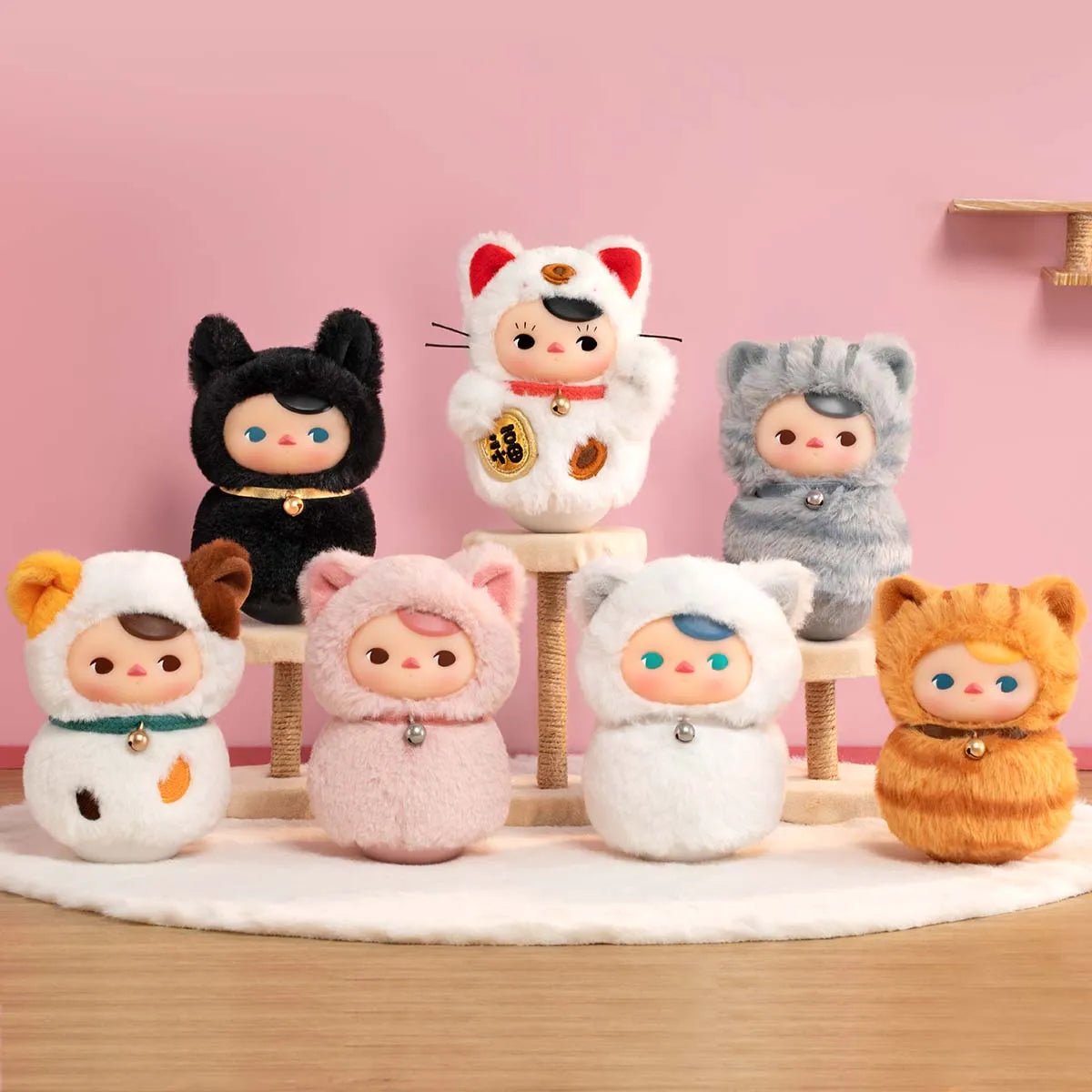 Pop Mart PUCKY Roly - Poly Kitty Series Vinyl Plush Blind Box - OVERRATED