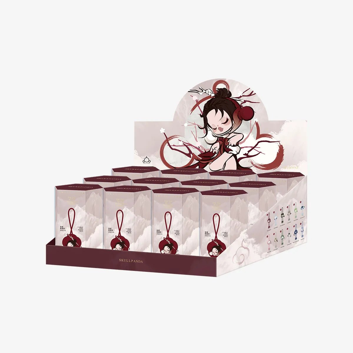 Pop Mart SKULLPANDA The Ink Plum Blossom Series - Cable Line Blind Box (iPhone) - OVERRATED