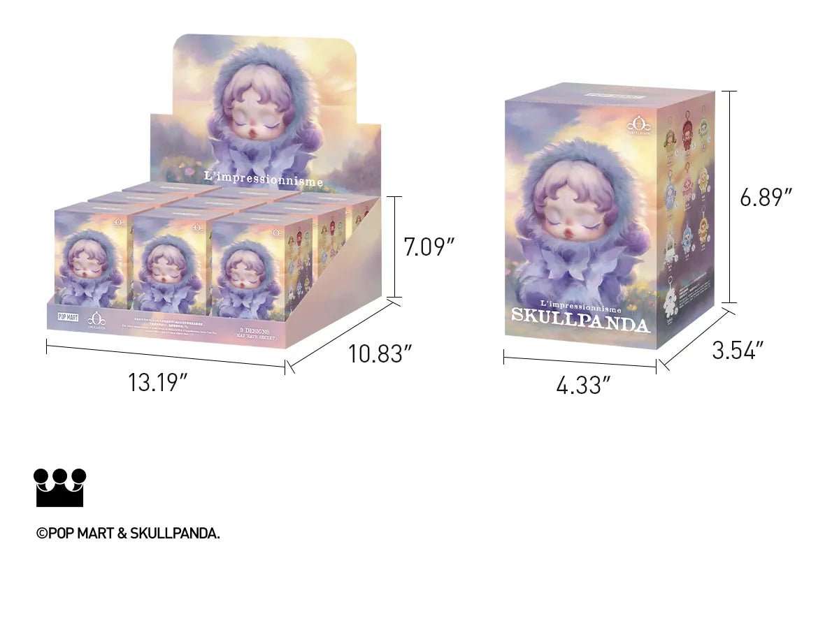 Pop Mart θSKULLPANDA L'impressionnisme Series Plush Doll Blind Box - OVERRATED