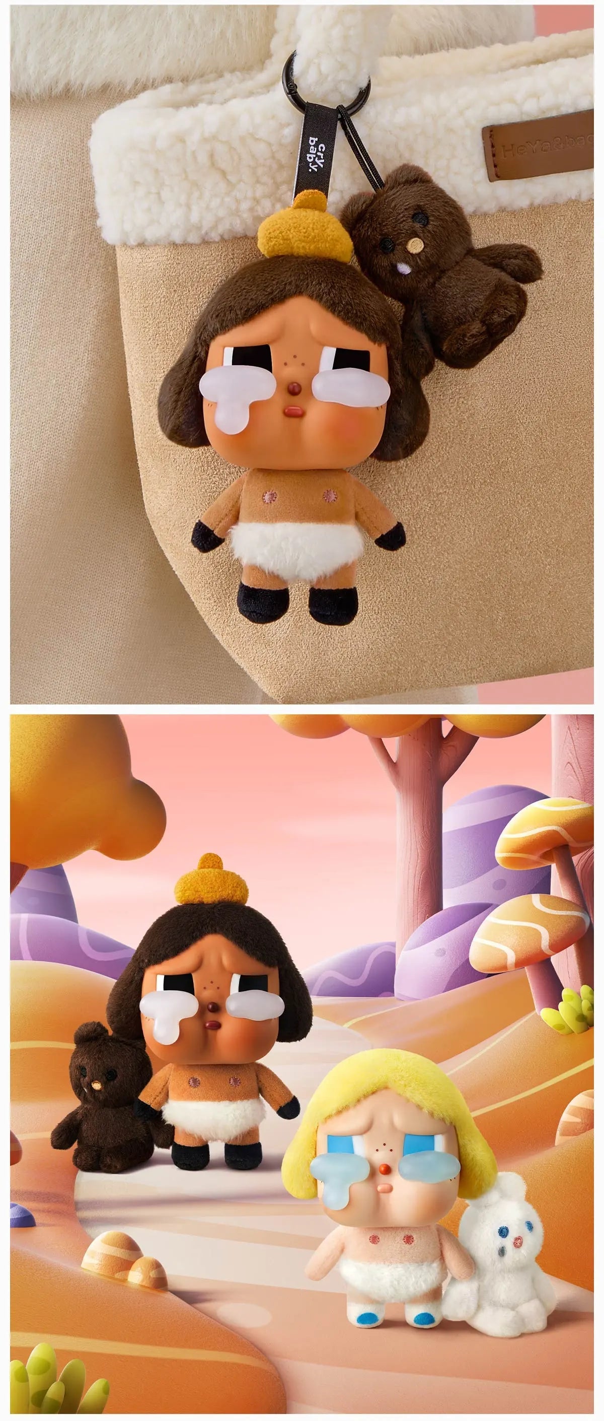 Popmart CRYBABY Crying Again Series - Vinyl Face Plush Blind Box - OVERRATED