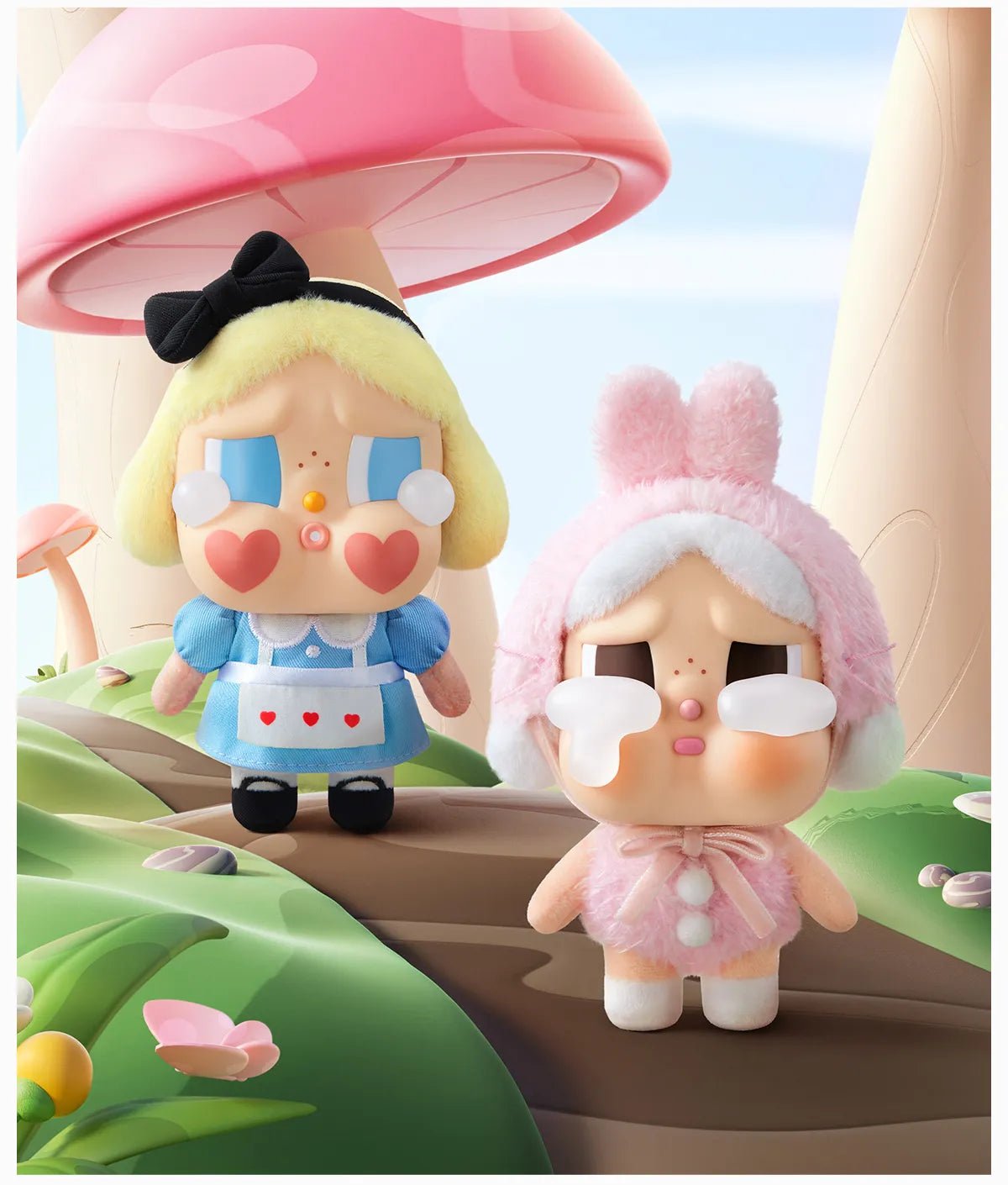 Popmart CRYBABY Crying Again Series - Vinyl Face Plush Blind Box - OVERRATED