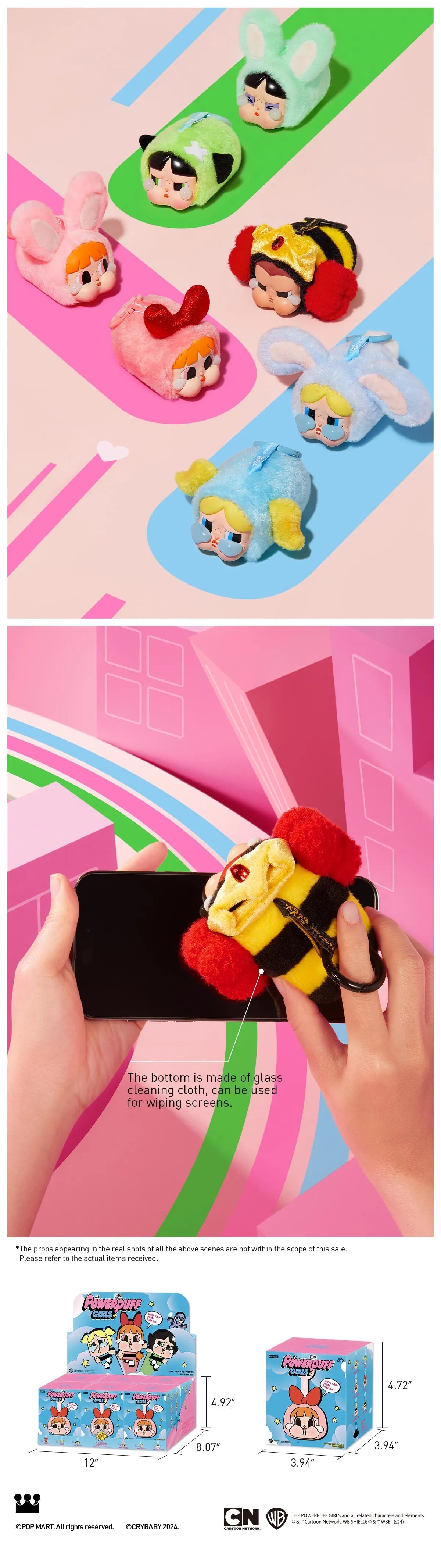 Popmart CRYBABY × Powerpuff Girls Series - Vinyl Face Plush Blind Box - OVERRATED