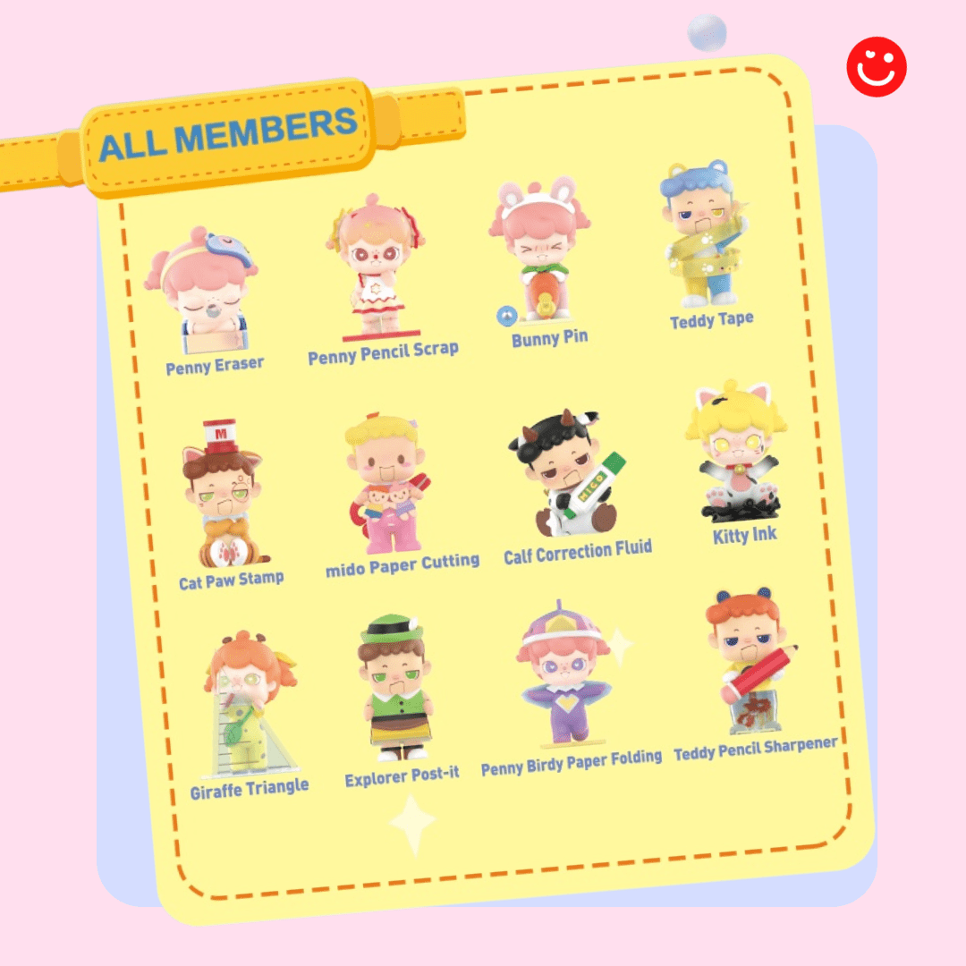 Popmart Migo Stationary Blind Box - OVERRATED