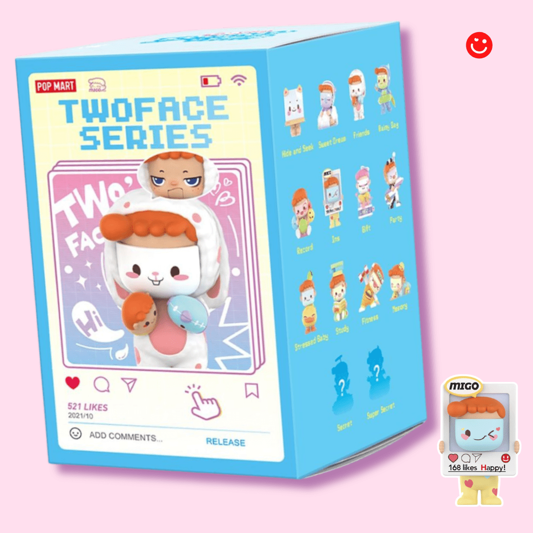 Popmart Migo Twoface Series Blind Box Figure - OVERRATED
