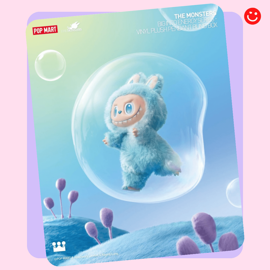 Popmart The Monsters Big Into Energy Series Vinyl Plush Pendant Blind Box - OVERRATED