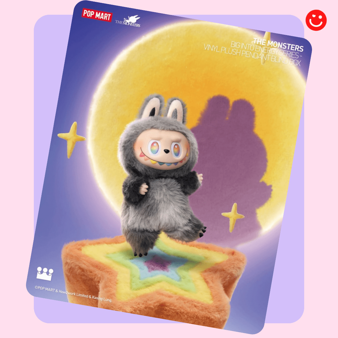 Popmart The Monsters Big Into Energy Series Vinyl Plush Pendant Blind Box - OVERRATED