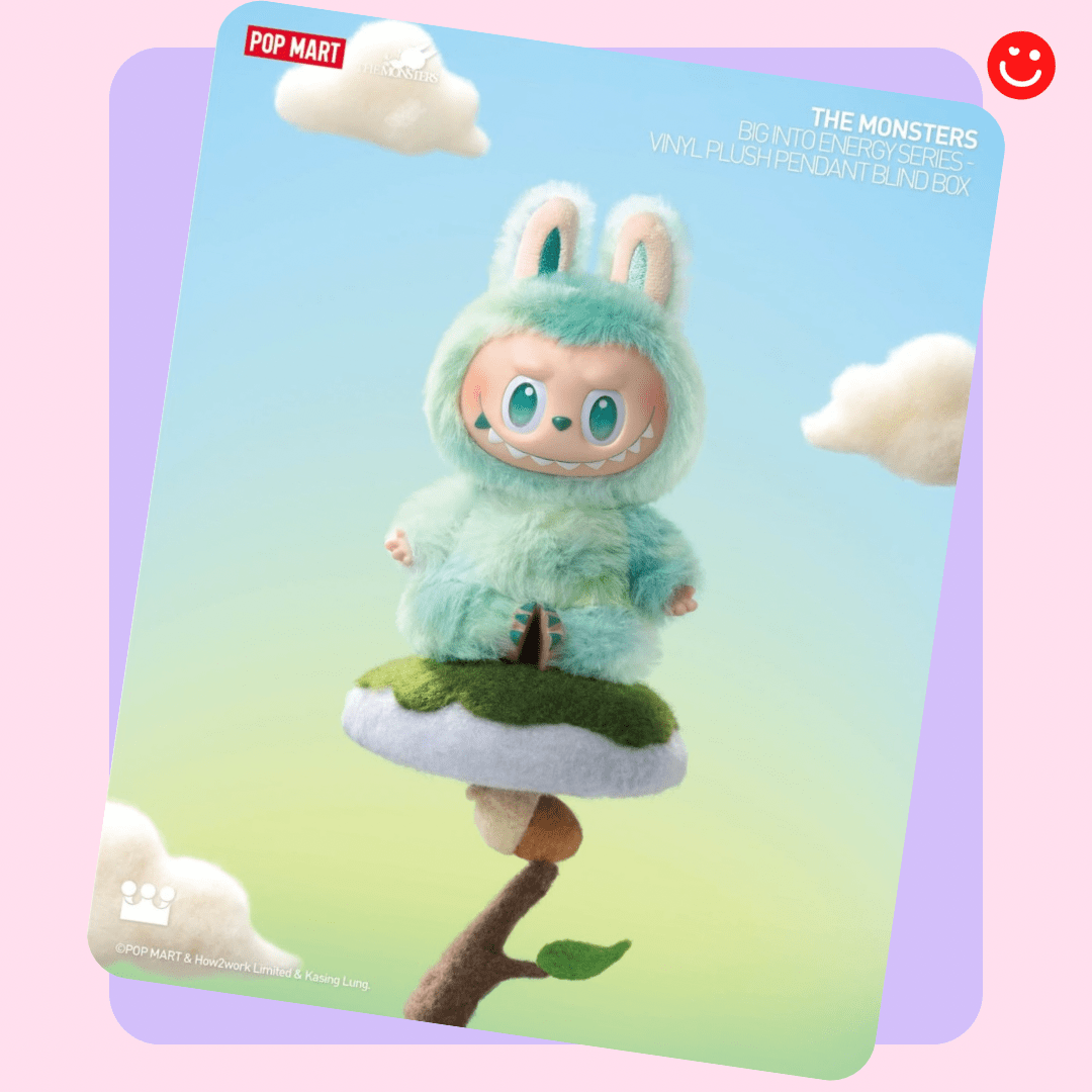 Popmart The Monsters Big Into Energy Series Vinyl Plush Pendant Blind Box - OVERRATED