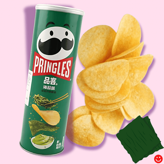 Pringles Seaweed Flavor Can Potato Chips - OVERRATED