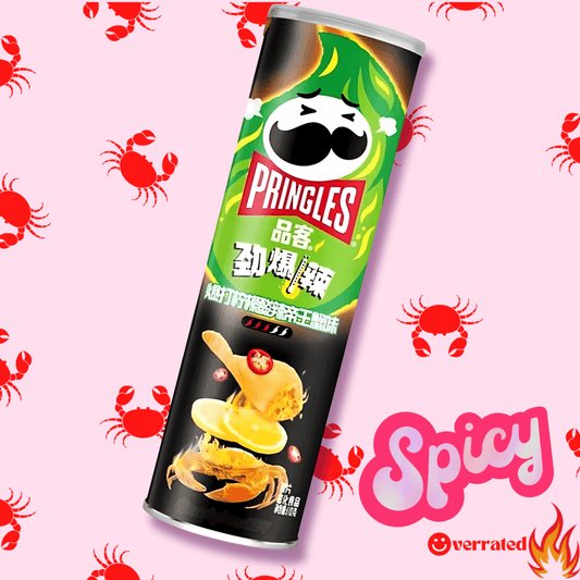 Pringles Super Hot Chili Lemon Crab Flavor Chips Can - OVERRATED