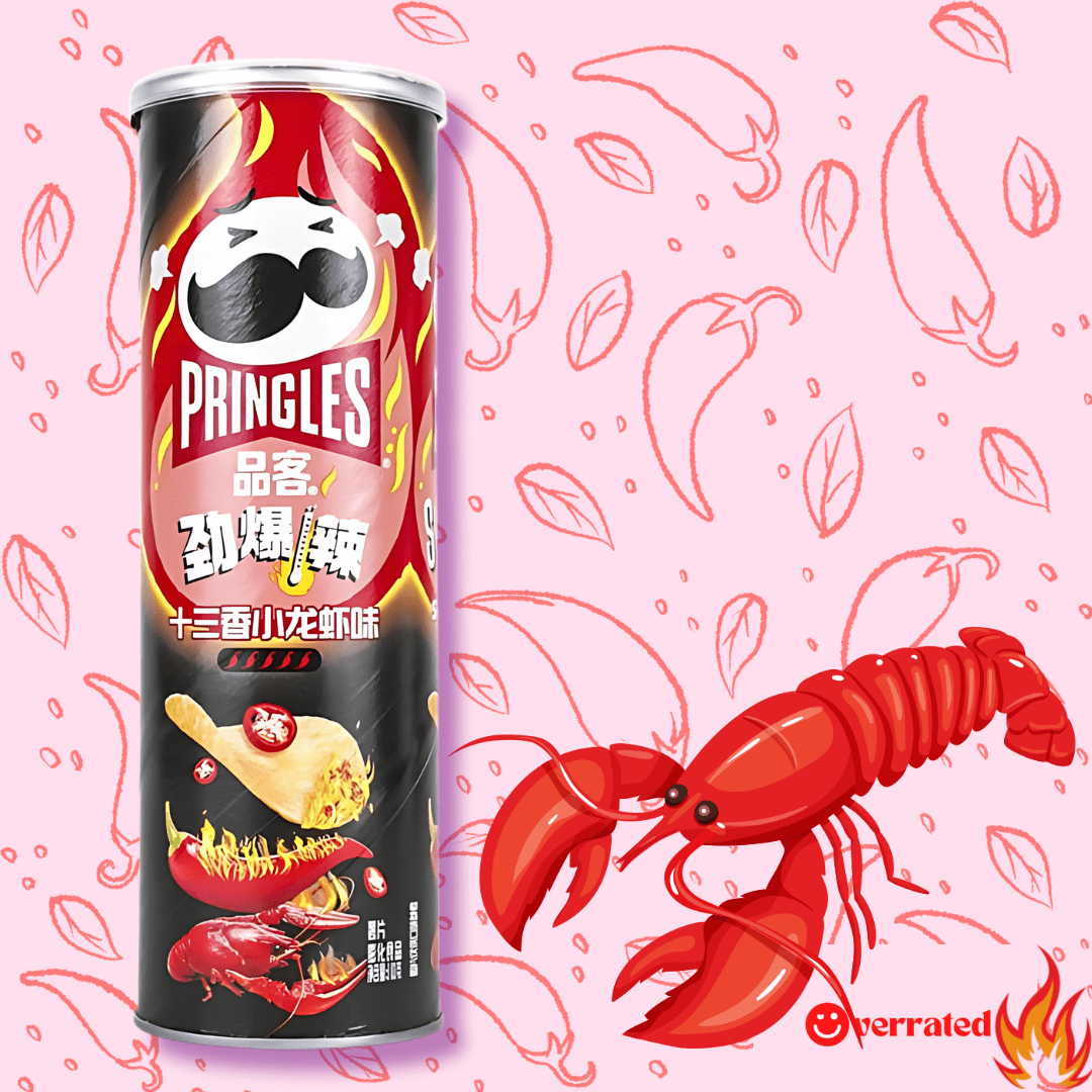 Pringles Super Hot Spicy Crayfish Flavor Potato Chips Can - OVERRATED