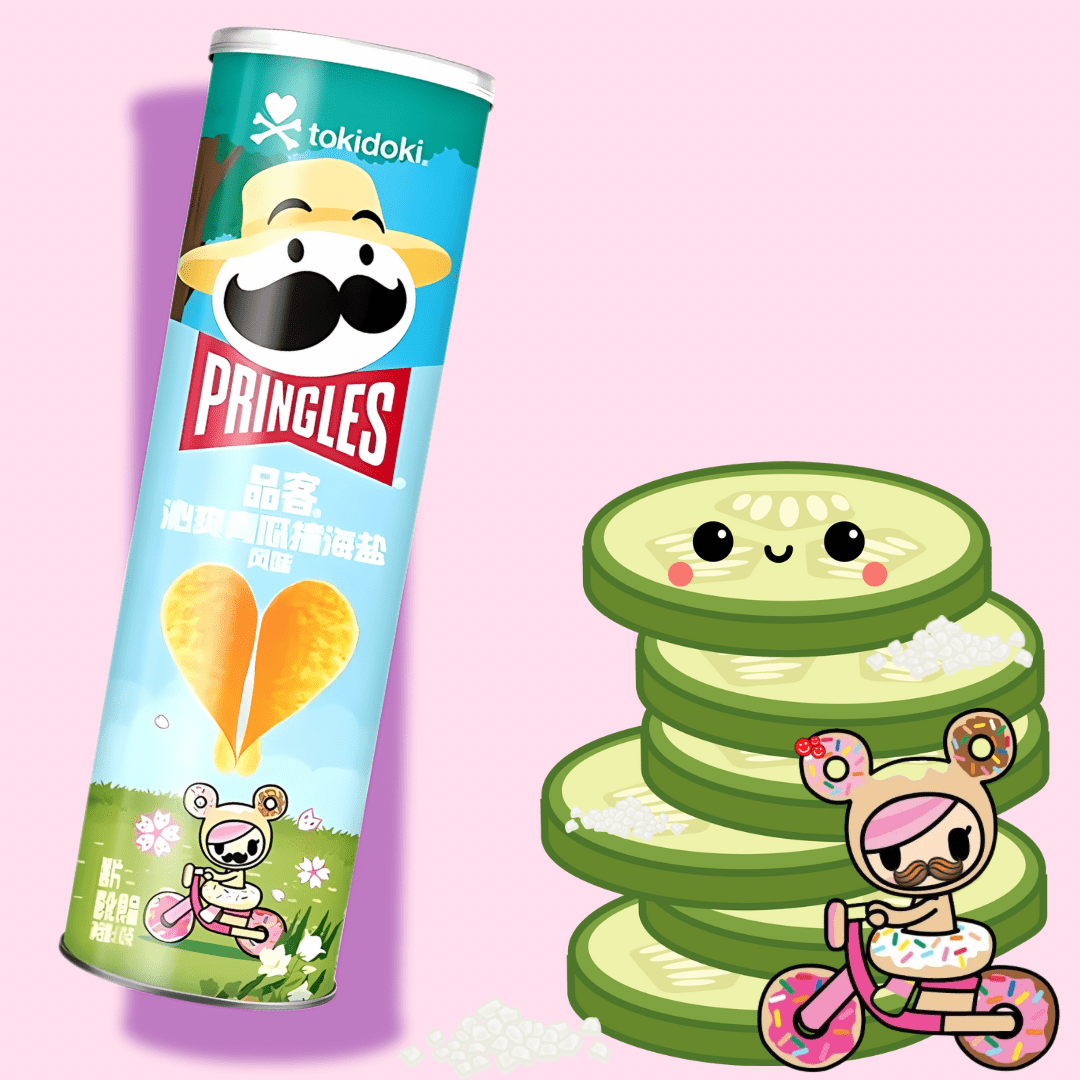 Pringles X Tokidoki Refreshing Cucumber & Sea Salt Flavor Potato Chips Can - OVERRATED