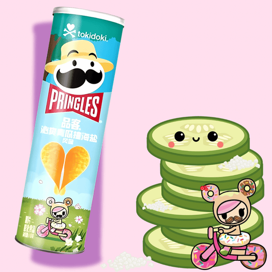 Pringles X Tokidoki Refreshing Cucumber & Sea Salt Flavor Potato Chips Can - OVERRATED
