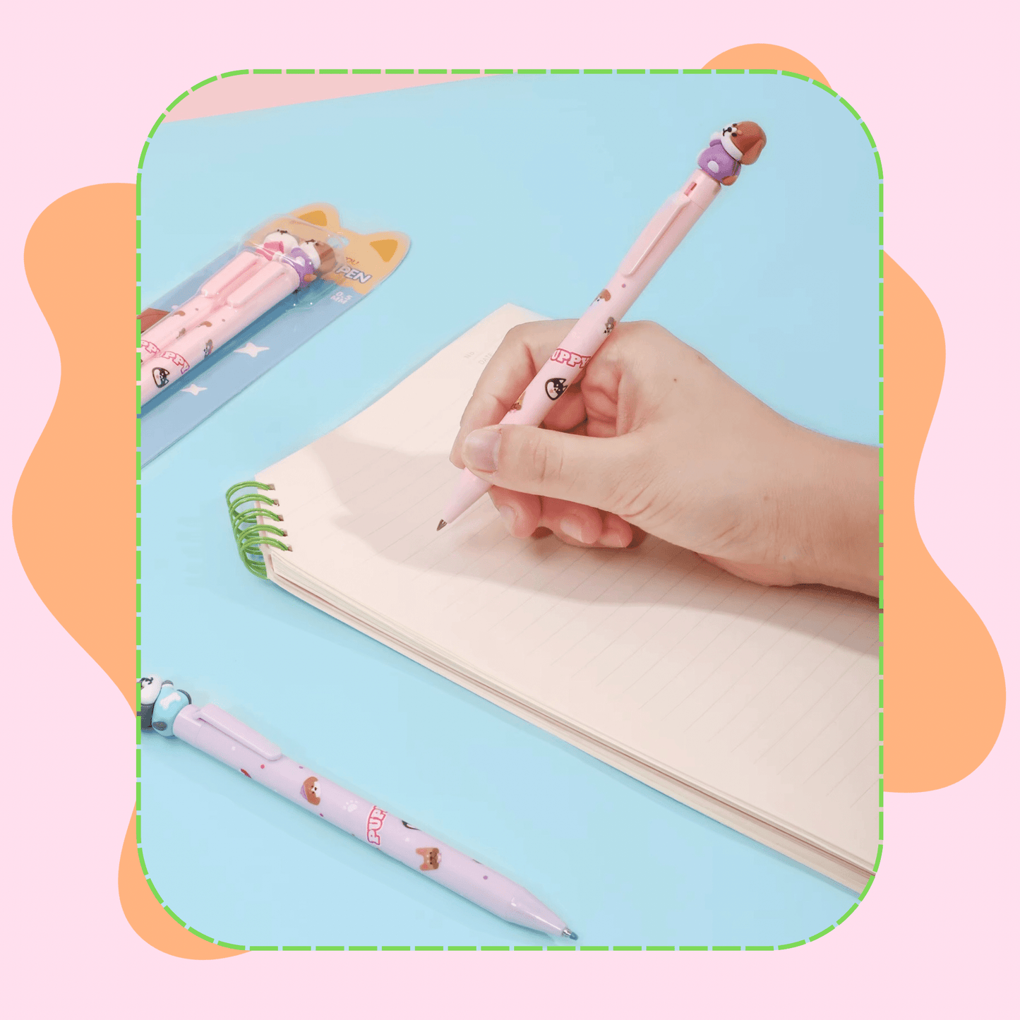 🐶 Puppy Besties Sharing Gel Pen Set - OVERRATED
