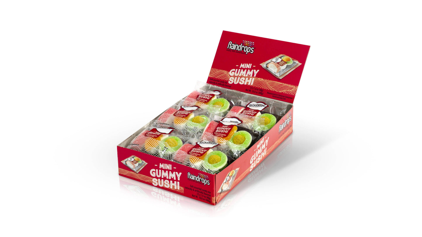 Raindrops Mini Gummi Sushi - OVERRATED