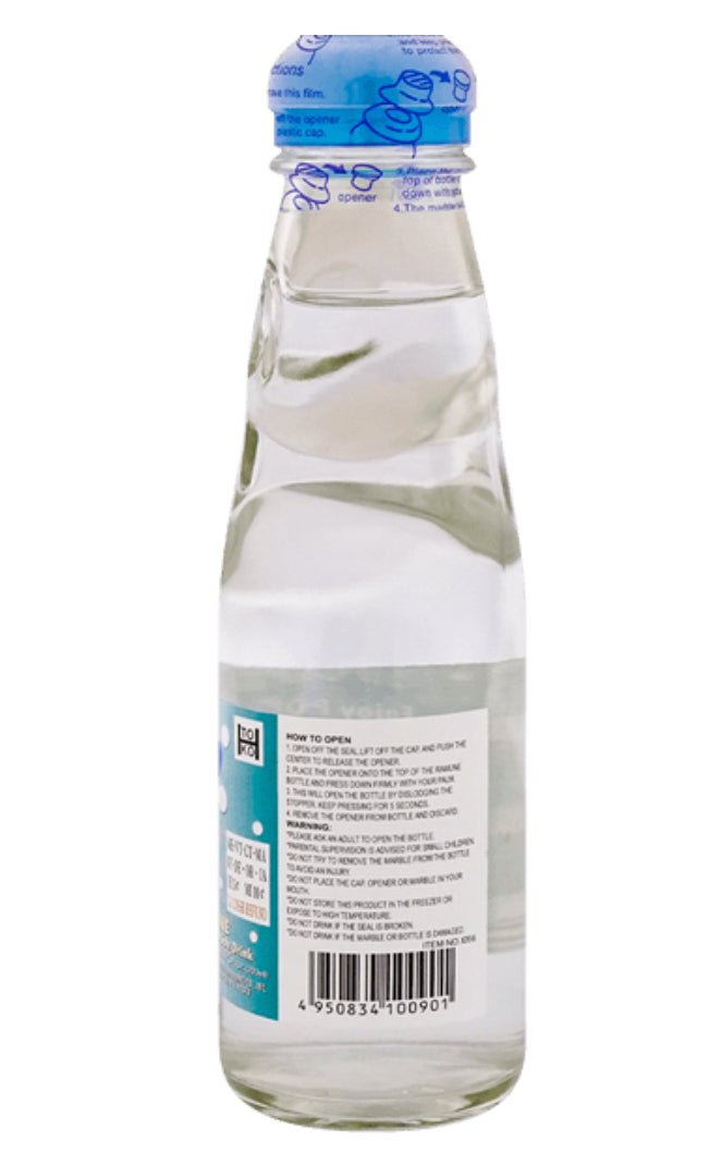 Japanese Ramune soda refreshing carbonated drink in glass bottle - Overrated Korean Beauty & More