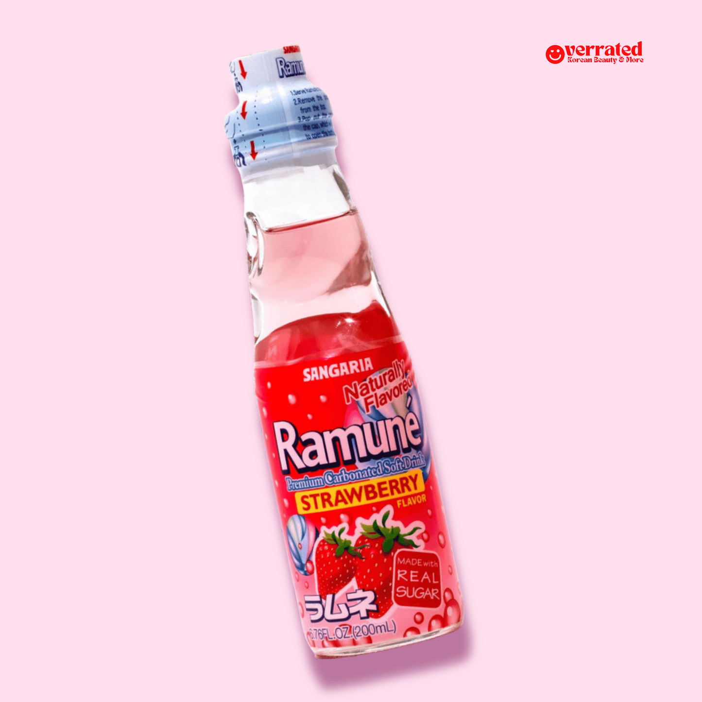 Ramune Strawberry Soda - OVERRATED
