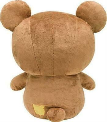 Rilakkuma plush toy brown standing kawaii San-X view - Overrated Korean Beauty & More