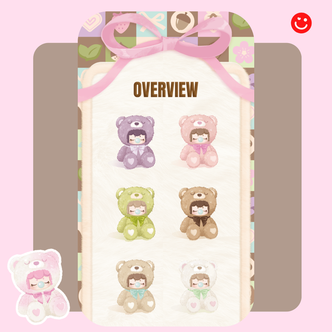 Rolife Nanci Colorful Chocolate Cutie Bears Blind Box - OVERRATED